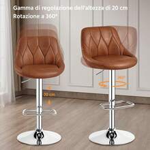 Sgabelli bar - Marrone Retrò - Visualizzare 7