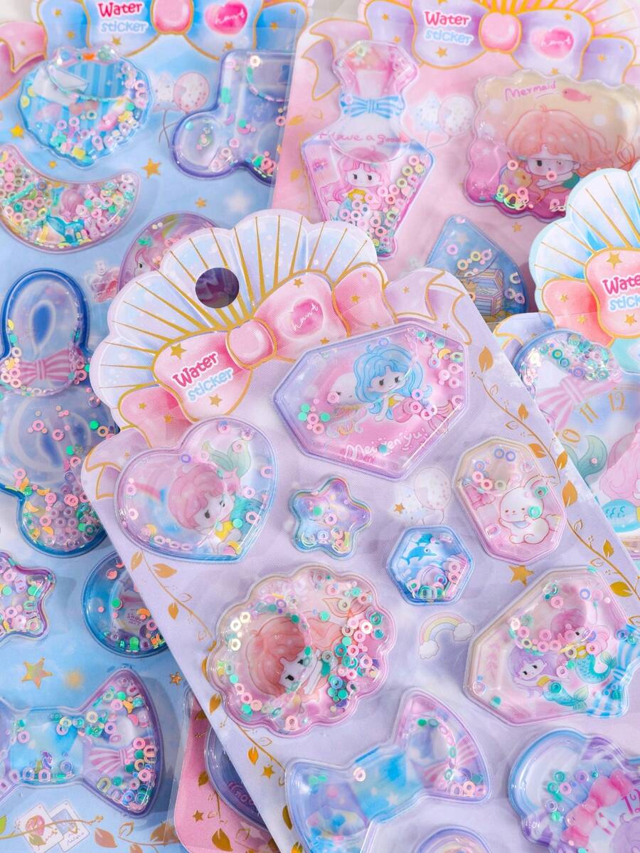 Cute Cartoon 3D Animal Stickers, Suitable For Sticker Books, DIY Decorative Crafts, Great For Decorating Phone Cases, Laptops, Desktops, Notebooks, Planners, Mugs And More - Multicolor - View 1