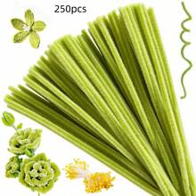 (Total 250pcs)100pcs Pipe Cleaners Craft Chenille Stems With 150pcs Flower Stamens For DIY Art Creative Crafts Party Decorations (12 Inch X 6mm), Art Projects, Handmade Decor, Decorative Stems, DIY Accessories - Multicolor - View 13