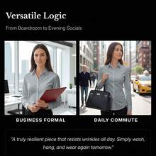 Women's Gray Long Sleeve Non-Sheer Design Breathable Comfort Button Down Blouse Work Blouse For Women Office Outfits Business Casual Woman Teacher Outfits Solid Color Shirt Work Outfits - 灰色 - 查看 5