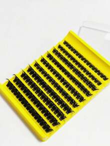 160片D型卷翘DIY假睫毛簇，120片D型睫毛簇，0.07毫米D型卷翘8-16毫米混合自然睫毛嫁接，超浓密纤长睫毛簇，卷翘单根睫毛，纤细纤长睫毛，纤长卡通效果睫毛，适合新手在家使用。200片超浓密假睫毛，200片大容量装。 - D - 查看 6