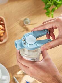 Plastic Bottle/Can Opener Without Battery, Easy Grip Rotary Cap, Suitable For Soda & Beverage Bottles, Magnetic Japanese-Style Opener - Multicolor - View 2