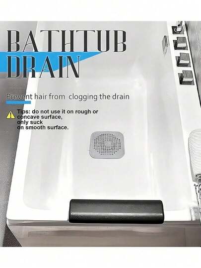 1pc/3pcs Silicone Hair Catcher Drain Stopper, Prevents Clogging And Odor, Suitable For Kitchen And Bathroom