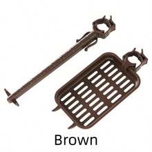 1个沥水架，棕色和白色可选，可放置海绵、抹布、钢丝球和其他小型厨房用具，可挂在水龙头上节省台面空间，是厨房必备的收纳整理工具。 - 彩色 - 查看 4