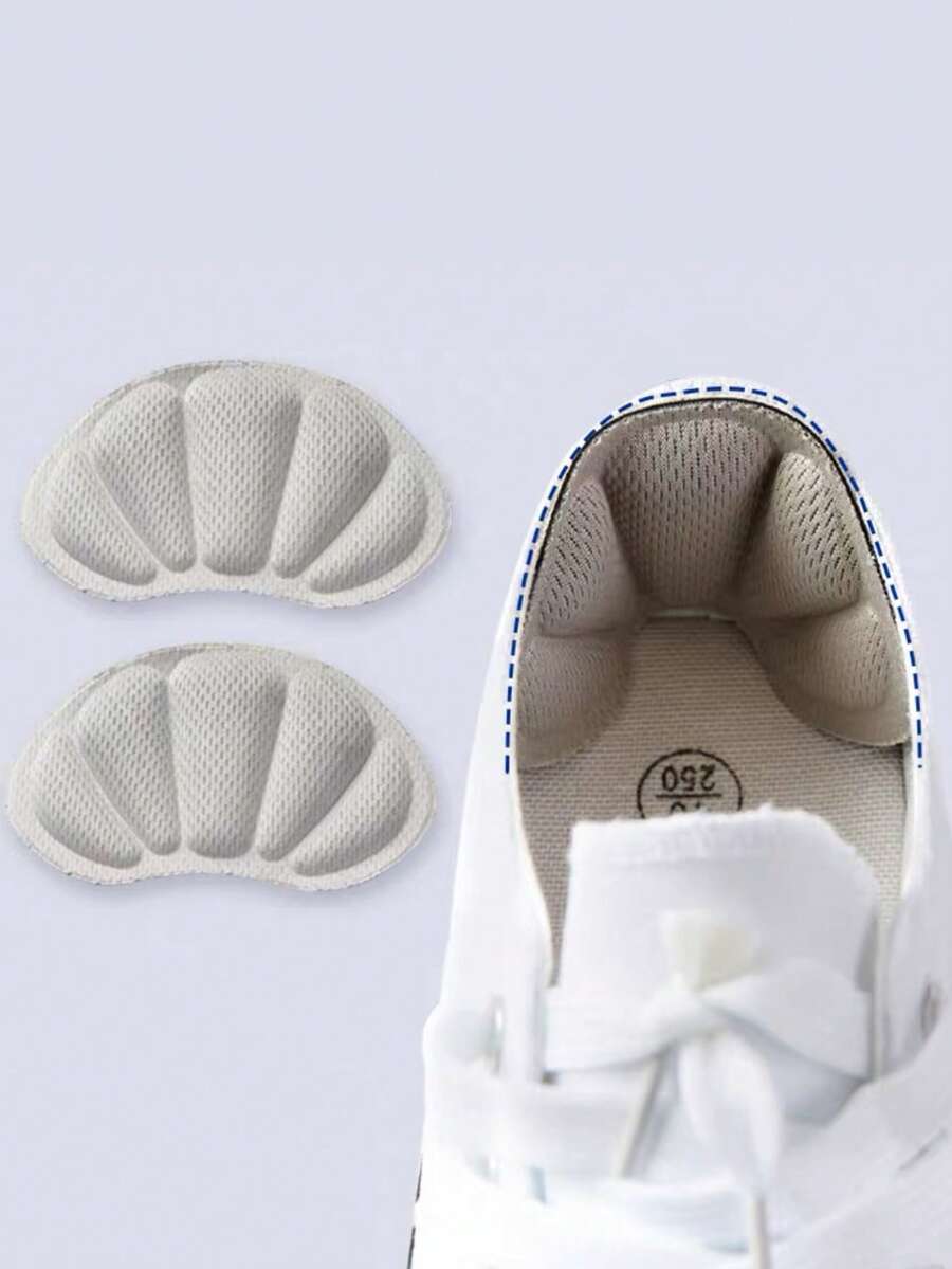 2pcs Minimalist Soft Comfortable Shell Invisible Heel Grips