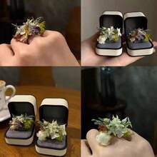 1盒随机干花及永生花DIY材料包，含香皂及香料，亲子DIY活动套装，随机DIY干花永生花相框、信封、书签、花环及其他材料 - 隨機款式 - 查看 9