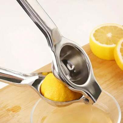 Stainless Steel Manual Fruit Juice Squeezer: Multifunctional Manual Juicer For Effortless Orange Juice.