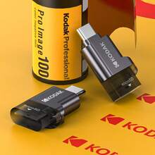 Kodak 柯达Type-C读卡器TF/Micro SD卡高速传输适配器，支持高达2TB容量 - 黑色 - 查看 6