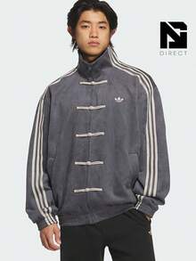 Adidas CTT Chinese Track Top 3.1 Gender Neutral Jacket (Asia Sizing) Dark Grey-Back To School- Mother's Day Gifts-Father's Day Gift –KR0295 - 深灰色 - 查看 3
