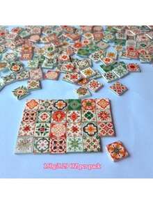 New Special Square Mosaic Glass Decorative Pieces, 150/300g Per Pack, DIY Craft Supplies, Suitable For DIY Projects, Living Room, Kitchen, Bathroom, Home Decor, DIY Creative Handmade Materials - New Suit - View 10