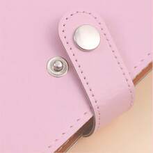 1pc Banknote Storage Book Made Of PU Material, Can Hold 100 Banknotes, With Banknote Photos, Stamps, Bank Card Storage Book 1 A6 Ultra Large Capacity Cash Storage Notebook Comes With 50pcs Of Inner - 黑色 - 查看 5