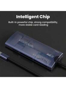 1 pieza Niutoubird Lector de tarjetas multifunción 6 en 1, adaptador de transferencia de datos de alta velocidad USB, compatible con Type C, SD, T0F, XD, CF y tarjetas de memoria M2, adecuado para cámaras y computadoras, diseñado para un fácil enchufar y usar, sin batería requerida - Multicolor - Ver 7