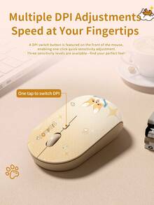 HP Wireless Silent Mouse, Computer Mouse, Gaming Mouse - Ergonomic Right-Handed Design, 2.4GHz Reliable Connection - Suitable For Desktop And Laptop - Beige - View 11