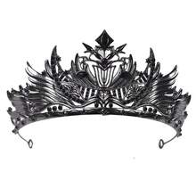 1-Piece Set - Black Crown Stage Show Dress Accessories Dress Headpiece - 黑色 - 查看 5