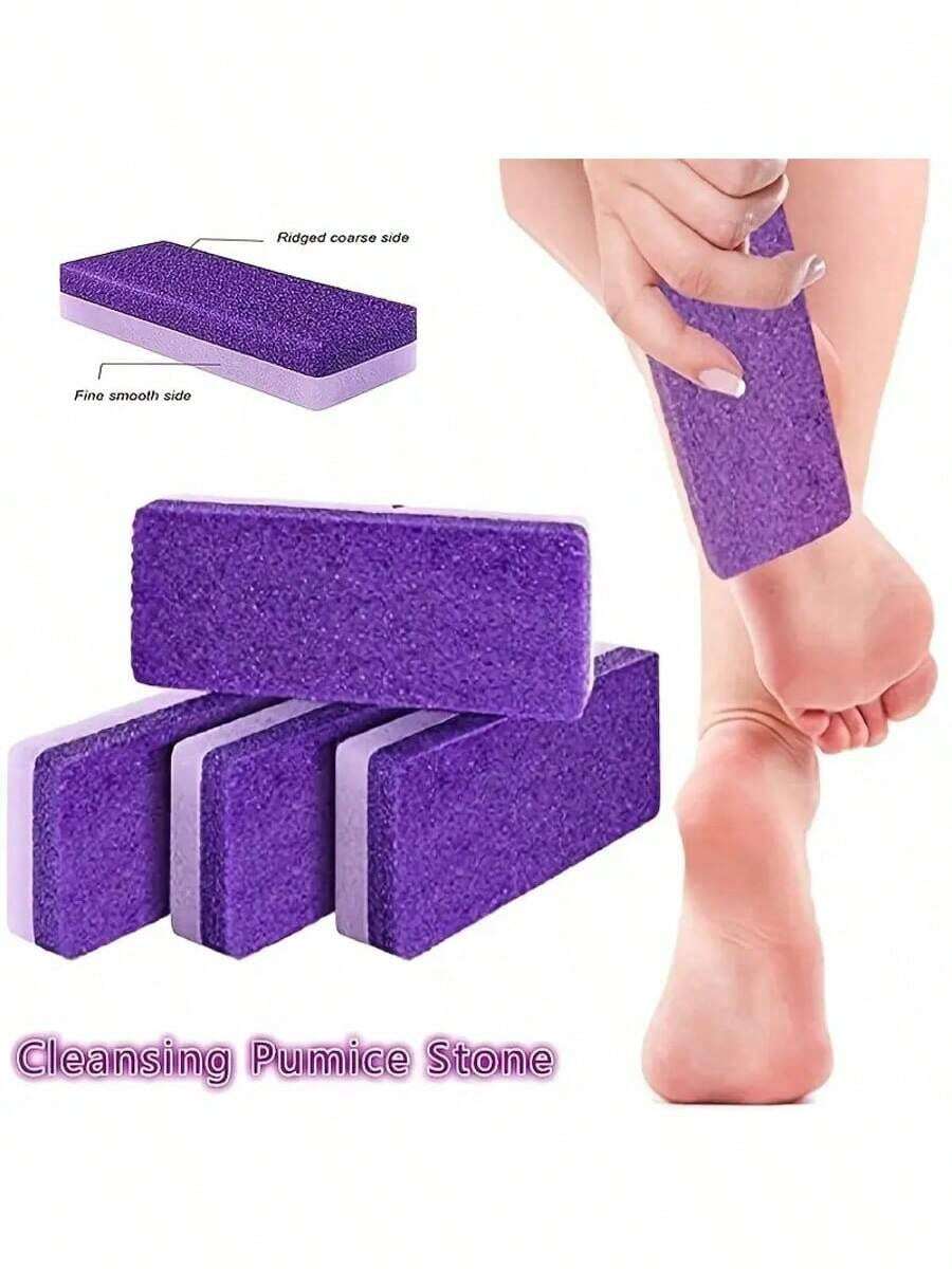 Dual-Sided Multifunctional Foot File, Professional Foot Scrubber For Removing Calluses And Dead Skin, Home Foot And Hand Care Tool - Purple - View 1