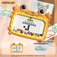 Children's Animal Magnetic Drawing Board, Magnetic Painting Board, Concentration Training Educational Toy, Suitable For Puzzle Education, Creative DIY, Back To School Essential Gift For Boys And Girls - Multicolor - View 12