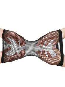 Comfortable Breathable Black Fishnet Wig Cap With Elastic Nylon Mesh Lining For Secure Fit - Black - View 9