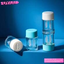 UYAAI Brown Lenses For Eyes 1-Year Disposable Eye Contacts 14.5mm Natural Colored Pupils - Blue - View 6