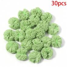 30个/包 涤纶网纱花球，弹性蕾丝装饰绒球，DIY花艺工艺品，婚礼装饰，派对/礼品装饰，服装/包包/鞋子配饰，发夹花球 - 花球 - 查看 15