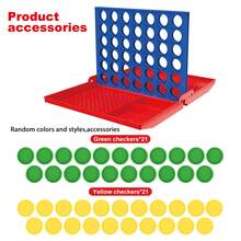 Four In A Row Game Set, Interactive Board Games For Adults, Fun Strategy Toys, Ideal Gift For Family Gatherings & Parties - Multicolor - View 11