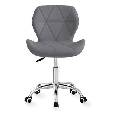 Silla Oficina Giratoria Estetica Linium Vinipiel - Café - Cuero Sintético