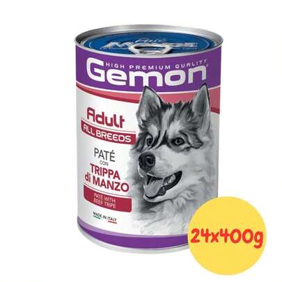  Monge Gemon All Breeds Adult Paté con Trippa - 24x400g