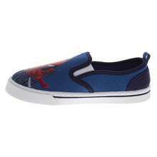 Marvel City Guardian Spider-Man Boys' Slip-On Canvas Shoes (Toddlers/Little Kids) - Màu xanh hải quân - Xem 3
