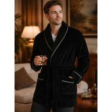 Batas para Hombres - Negro - Ver 4