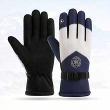 1 Pair Unisex Ski Gloves - Touchscreen Gloves, Waterproof, Fleece Lining For Warmth And Windproof, Suitable For Outdoor Sports/Motorcycle Riding/Students, Essential For Winter,Festival,Party - Ski Gloves - View 8