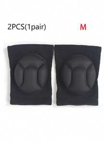 2pcs Black S/M/L Spring Thick Sponge Football/Volleyball/Basketball Outdoor Sports Elbow Pads - High Elastic Sponge Anti-Slip Anti-Collision Elbow Sleeves - Black - View 9