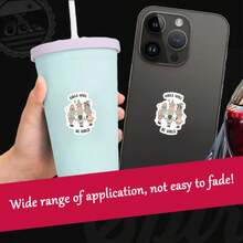 女孩就是女孩防水贴纸，心理健康贴纸，自爱礼物，手绘艺术，闺蜜礼物，坚强女性-螳螂贴纸 - 连接你的女性特质 | 趣味可爱乙烯基水瓶和笔记本电脑贴纸，一次性，光面剪贴簿用品文具趣味贴纸 Kindle - 光膜 - 查看 3