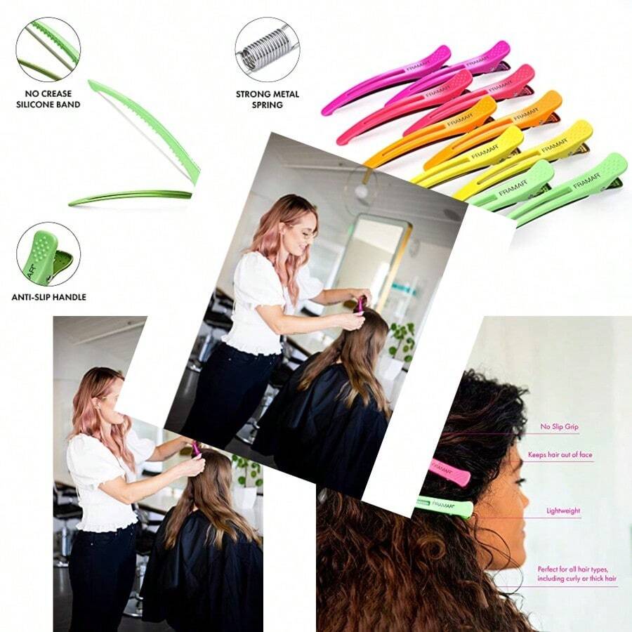 Hair Clips - Multi-colored - View 1