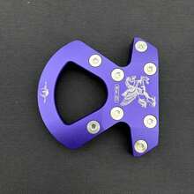 Vermilion Bird 朱砂鸟可调节高尔夫球杆头，铝合金锻造，配有杆身套筒、DIY改装工具，即买即用 - 紫色 - 查看 4