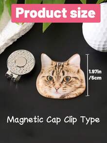 Customizable Photo Hat Clip, Magnetic Golf Ball Marker, Golf Accessories, Custom Pet Or Children Photo Gifts, Personalized Sports Enthusiast Gift - Multicolor - View 3