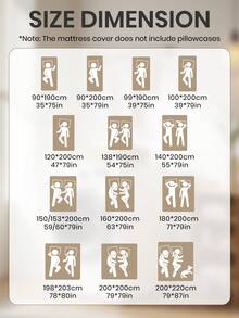 1件装防水舒适绗缝床垫保护套，柔软亲肤，适用于大号、特大号、单人床垫，双功能床垫罩，防尘防水，可机洗，最佳节日礼物 - 氧氣藍 - 查看 4