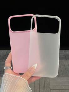 2-In-1 Matte Frosted Protective Phone Case, Shockproof Anti-Fingerprint Phone Cover, Compatible With IPhone - Pink - View 3