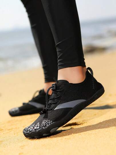 Barefoot Five-Finger Water Shoes, Wide Toe, Breathable Quick-Dry Water Shoes - Suitable For Fitness, Running, Hiking, Beach, Swimming, Surfing And Camping Outdoor Activities, Water Sports Shoes, Minimalist Athletic Shoes