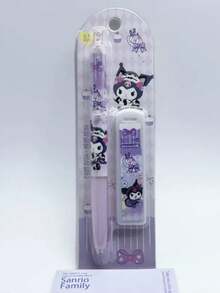 三丽鸥 Melody Kuromi Cinnamoroll Pochacco 0.5mm 自动铅笔套装，办公文具礼品，学生奖品 - 彩色 - 查看 13