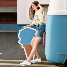 Low Top Slip On Casual Canvas Shoes For Women,Women's Casual Corduroy Loafers, Lightweight Walking Sneakers For Daily Wear,Comfortable Lightweight Classic Fashion Sneakers Popular 2026,White Outdoor Shoes,Zapatillas Casual De Lona De Moda Para Hombre Y Mujer - 白色 - 查看 8