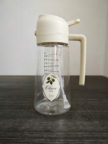 1 Stück kreative Olivenöl-Sprühflasche mit Nachfüllbehälter - Multifunktions-Küchen-Sprüher, nachfüllbares Design, kompatibel mit Heißluftfritteuse, Salatdressing, Grillen, Backen - geeignet für Ofen und Flüssigkeitssprühung, Dual-Funktion Öl-Ausgießen und Sprühflasche, mit 2D-Grafik-Design, geeignet für Heißluftfritteuse und Küche, perfekt als Geschenk zum Valentinstag, Muttertag, Vatertag, Weihnachten, Thanksgiving, Geburtstag - Weiss - Übersicht 12