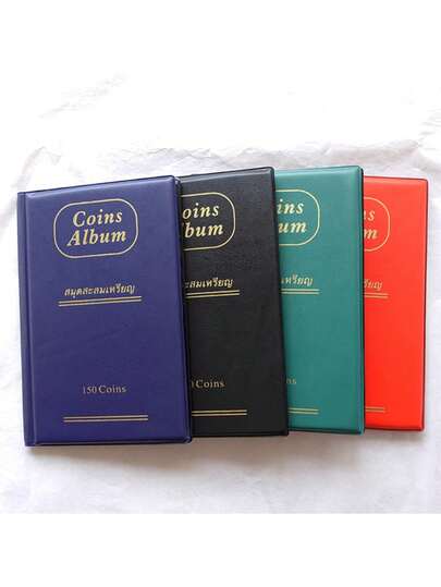 150 Pockets Transparent PVC Coin Collection Album, For Collecting Ancient Coins & Commemorative Coins