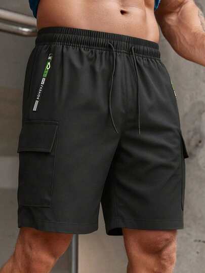 Men's Casual Cargo Shorts,Lightweight Summer Fabric, Zipper Pockets Short ,Suitable For Casual Summer Wear Gym Men Clothes Biker Shorts Boyfriend Back To School