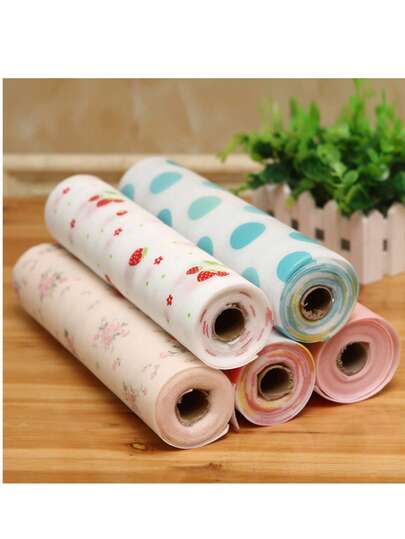 1卷厨房防潮橱柜垫，EVA防水防油橱柜垫，餐桌橱柜防潮垫，抽屉垫，易于清洁，防滑抽屉垫纸，厨房用品