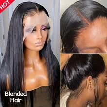 باروكة شعر مستقيم أنيقة سوداء بطول 14 بوصة، مصنوعة من ألياف صناعية مقاومة للحرارة، بفرق متوسط، بدون غرة - مناسبة للارتداء اليومي والكوسبلاي وموضوعات الأنمي - طبيعي وأسود - مشاهدة 2