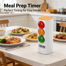 Traffic Light Shaped Kitchen Timer, Unique Creative Design, Precise Countdown Cooking Timer, Distinctive Device For Daily Cooking Time Management - Multicolor - View 4