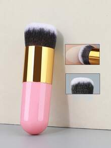 2pcs Foundation Blush Brush Makeup Brushes For Liquid Cream Powder Professional Cosmetics - Multicolor - View 6
