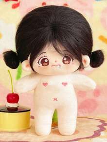 1个20厘米可爱毛绒棉质偶像娃娃，星空星座造型，女孩儿童礼物，可穿戴服装 - 彩色 - 查看 12