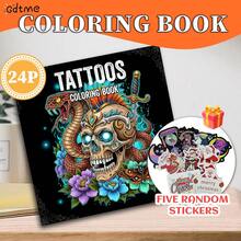 GDTME 一本成人奇幻冒险主题涂色书，包含精彩的冒险故事和神秘的魔法。内含24页创意十足、大胆独特的涂鸦，是学生返校或复活节的理想礼物。尺寸：7.9 x 7.9英寸，附赠5张贴纸。 - 奇幻冒險 - 查看 15