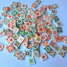 New Special Square Mosaic Glass Decorative Pieces, 150/300g Per Pack, DIY Craft Supplies, Suitable For DIY Projects, Living Room, Kitchen, Bathroom, Home Decor, DIY Creative Handmade Materials - New Suit - View 2