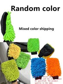 1 pieza Guante impermeable a prueba de nieve para lavar el coche, color aleatorio, accesorios para el coche - Multicolor - Ver 4